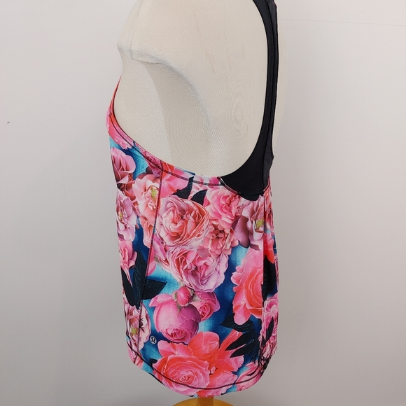 LULULEMON | Floral Tank Top Size 4 - Picture 4 of 9